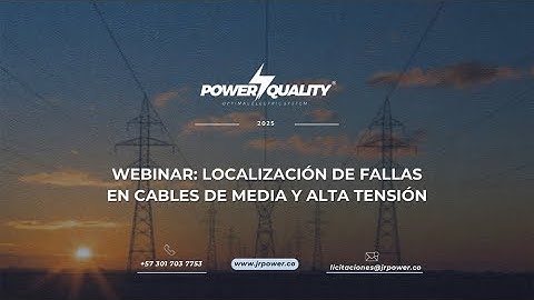 Webinar: Localización de fallas en cables MT