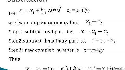 Complex Number (Part2)