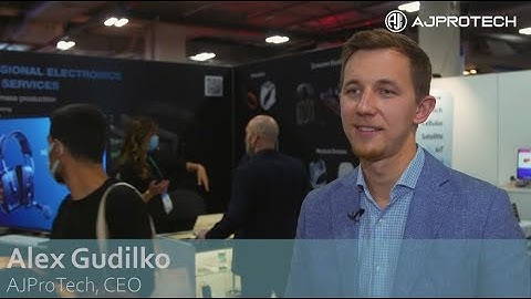 Alex Gudilko, CEO AJProTech, at CES-2022