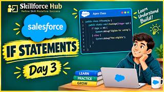 Salesforce Development Day 3 🔥 | If Statements in Apex | Salesforce Tutorial for Beginners