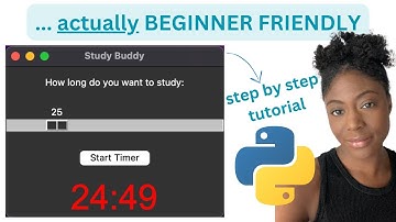 Create a Simple Study Timer in Python with Tkinter | Beginner