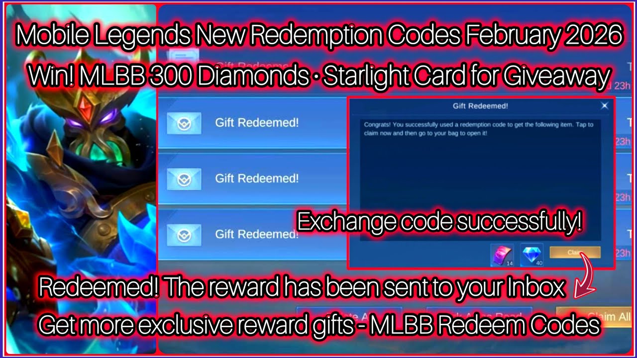 Код активации Mobile Legends от 10 февраля 2026 г. - Код активации алмазов MLBB в рамках конкурса...