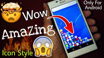 Make your icon fall by gravity || amazing android mobile tips