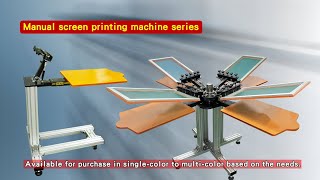 Manual T Shirt Screen Printing Presses/Manual screen printing machine-【FineCause】