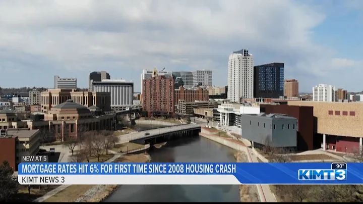 Mortgage Rates hit 6% for the first time since 2008