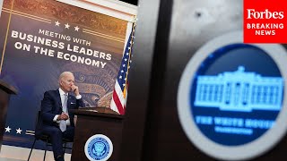 President Biden Joined By CEOs And Janet Yellen For Discussion On State Of Economy