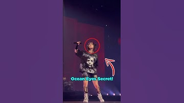 The Truth Behind Ocean Eyes #billieeilish #oceaneyes  #shorts