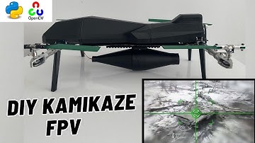 DIY Variable Pitch Kamikaze Drone | Python Target Tracking + FPV Lock-On System