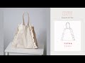 Make this beautiful bag with ruffles  diy project  sewing pattern