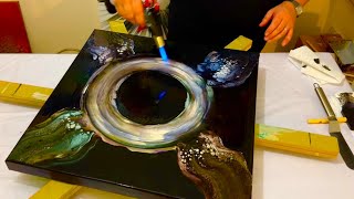 UNIQUE + NEW Mysical Painting / Amazing Abstract Art Painting Techniques