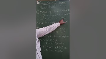 Determine Reflexive, Associative, Symmetric? R={(x,y • 3x-y=0} | Class 12 Relation &function | NCERT