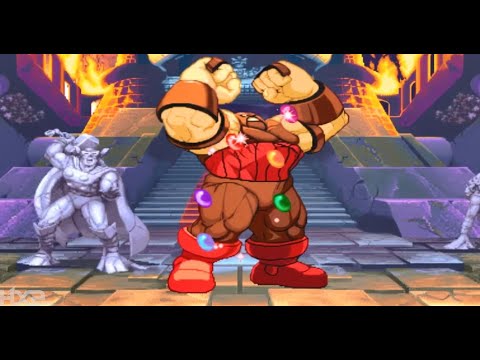 Marvel Super Heroes Arcade Juggernaut Ending Upscaled