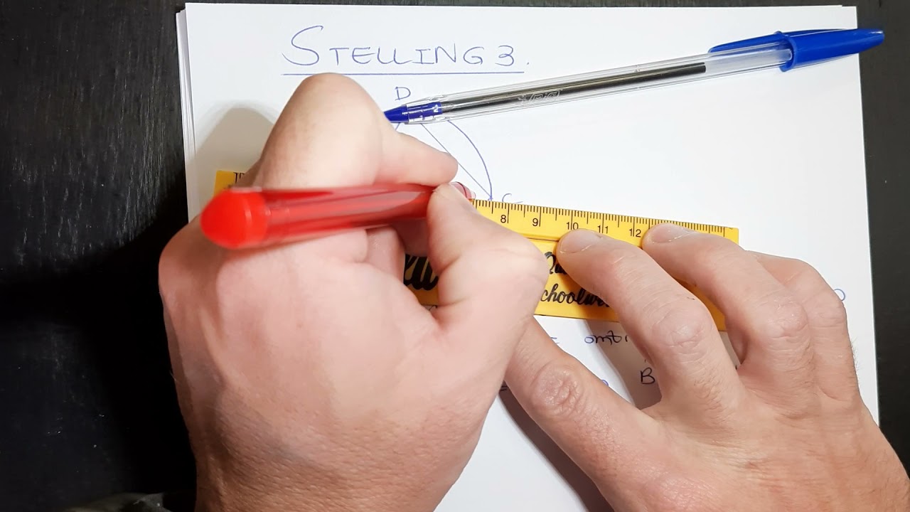 W11 Bewys van stelling koordevierhoek se teenhoeke is supplementer