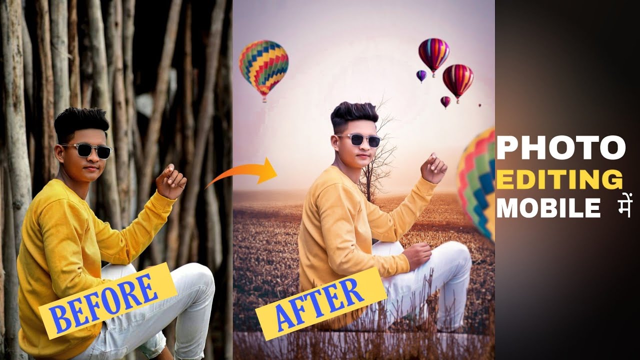Picsart Hot Air ballon photo  Background manipluation photo editing picsart lightroom  