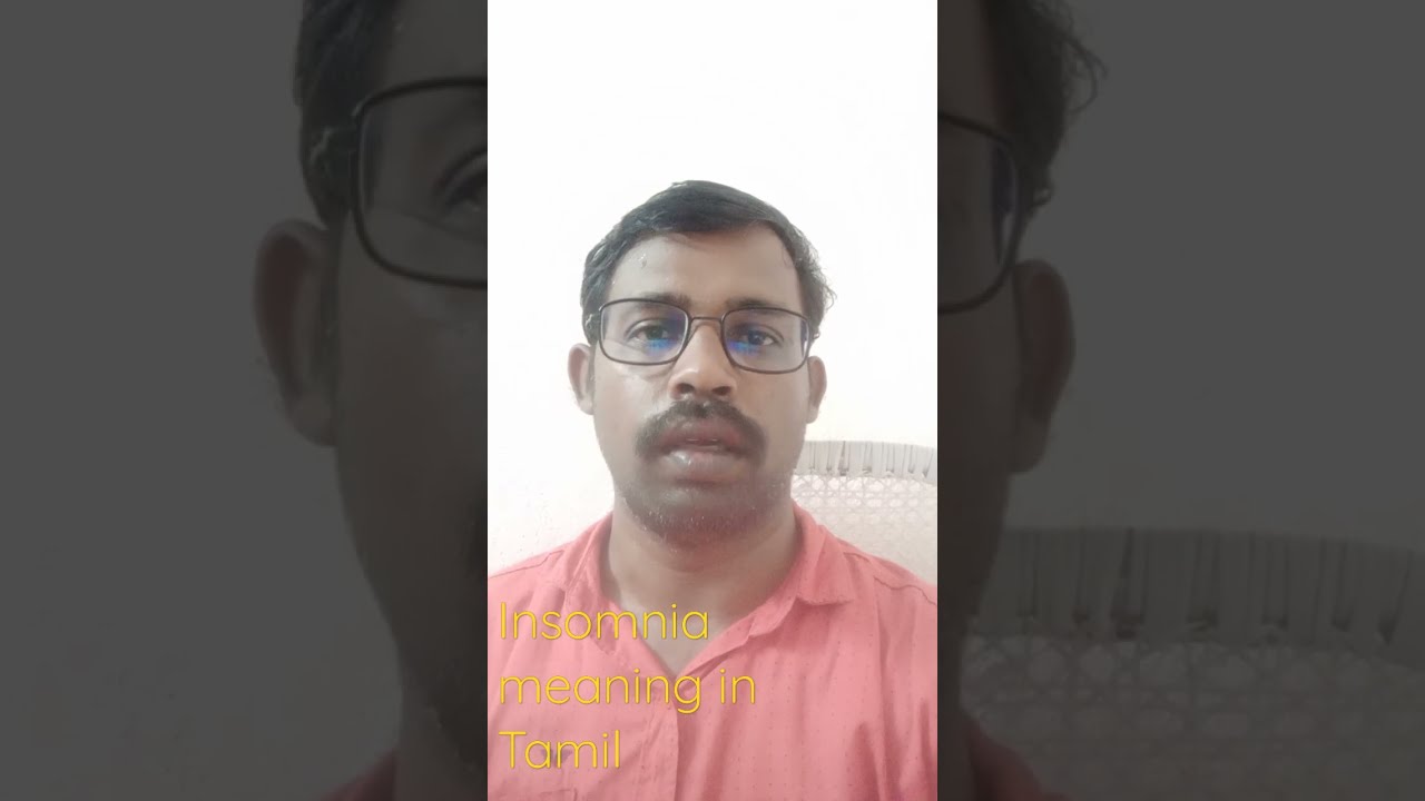 Insomnia Meaning In Tamil YouTube Insomnia Meaning In Tamil YouTube