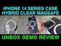 ESR Classic Hybrid Clear MagSafe Case iPhone 14 Series HaloLock Shockproof Unboxing Demo Review