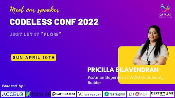 Codeless Conf 2022 - Just let it "flow" By Pricilla Bilavendran