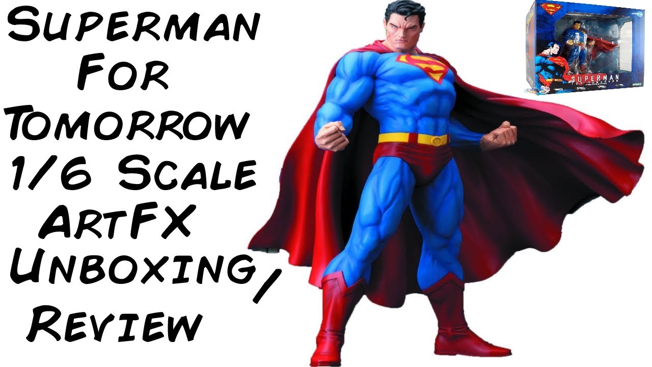 Kotobukiya Superman For Tomorrow ArtFX 1/6 Scale PVC Statue Unboxing/Review | CenterStrain01