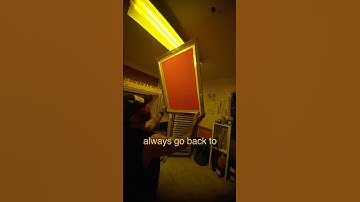 How to coat a screen!! #emulsion #screenprinting #diy #printshop