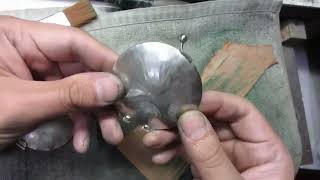 Silver Compact Mirror