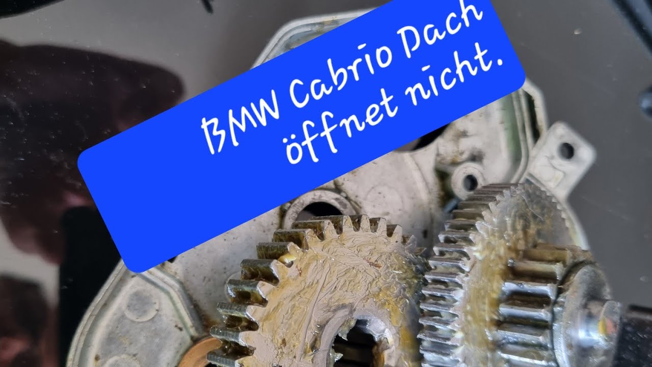 BMW Cabrio Dach öffnet nicht. 