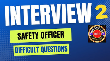 Safety officer interview part 2 | most difficult safety questions and answers #safetyfirstlife #hse