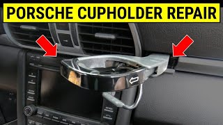 How To Fix Porsche Cupholder Rattle - DIY Tutorial for 911, Cayman, &amp; Boxster (997, 987, 991, 981)