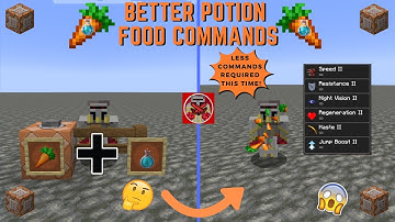 Command Block Tutorial #248: Better Potion Food Commands in Minecraft (1.21+)