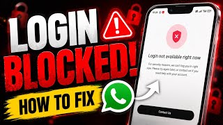 How to Fix WhatsApp "Login not available right now" Error in 2026 Net Worth