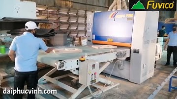 COMBO BĂNG TẢI NẠP PHÔI VÀ MÁY CHÀ NHÁM THÙNG 2 trục 1300mm SYC-5283RP SHERNGYUAN