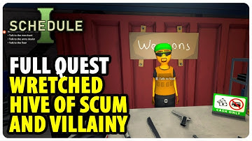 Wretched Hive of Scum and Villainy - Full Quest Walkthrough | Schedule 1