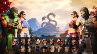 Mortal Kombat 1 Janet Cage Nicknames (Johnny Cage Announcer)