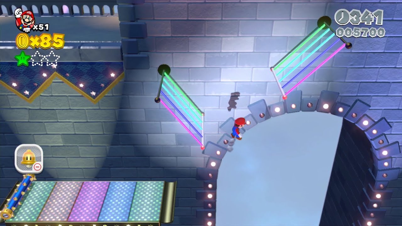 【スーパーマリオ3Dワールド】5-2「ぶらぶら ブランコサーカス」