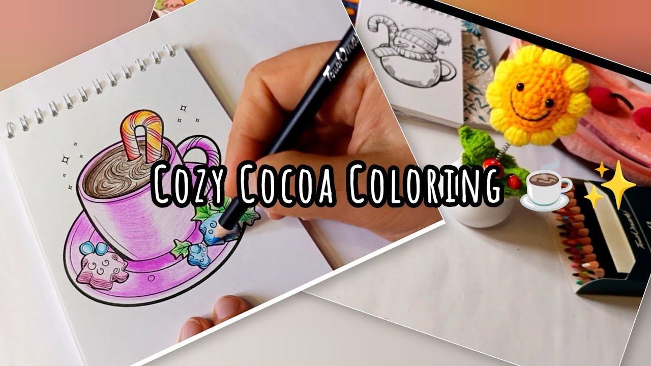 Relaxing Coloring with Colored Pencils | Soft Blending & Shading Process