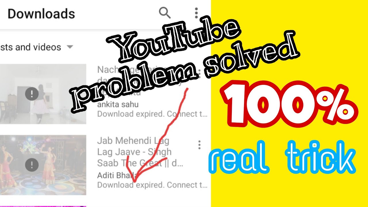 YouTube download video expired problem solved 100 percent trick - YouTube