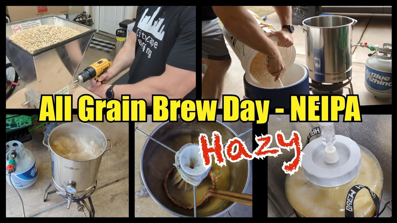 All Grain Brew Day NEIPA (Hazy IPA)