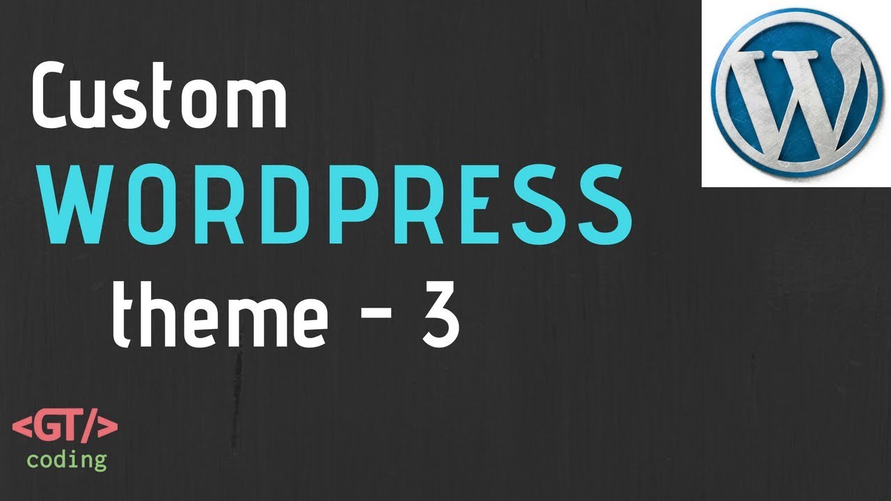 Creating A Custom WordPress Theme - 3 (Custom Post Type) - YouTube