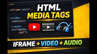 HTML Media Tags Tutorial (Iframe, Video, Audio) | Beginner Friendly