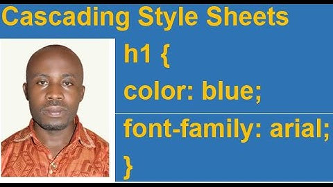 Embedding Cascading Style Sheets codes within HTML