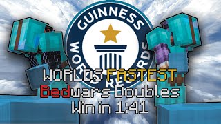 [WR] Bedwars Doubles Win in 1:41 (Ft. kysiek1234)