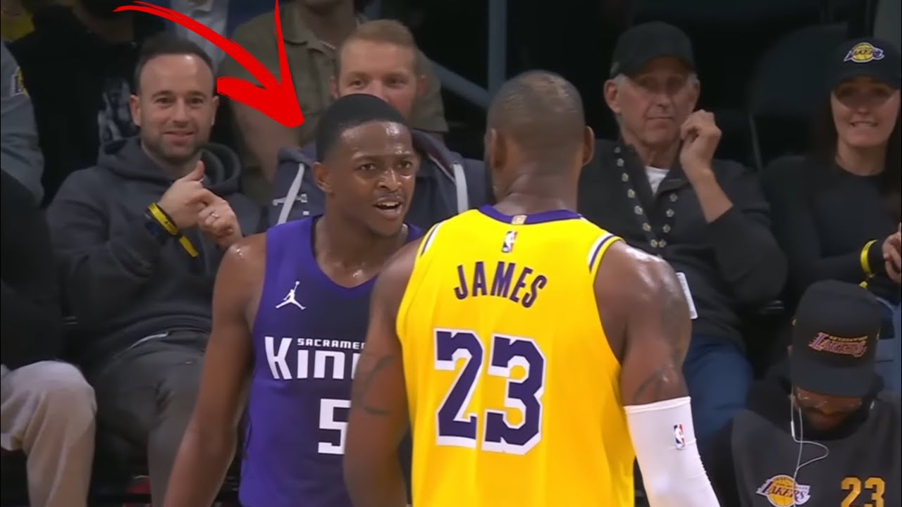 De’Aaron Fox Argues With LeBron James Instead Of The Ref After Bad Call ...