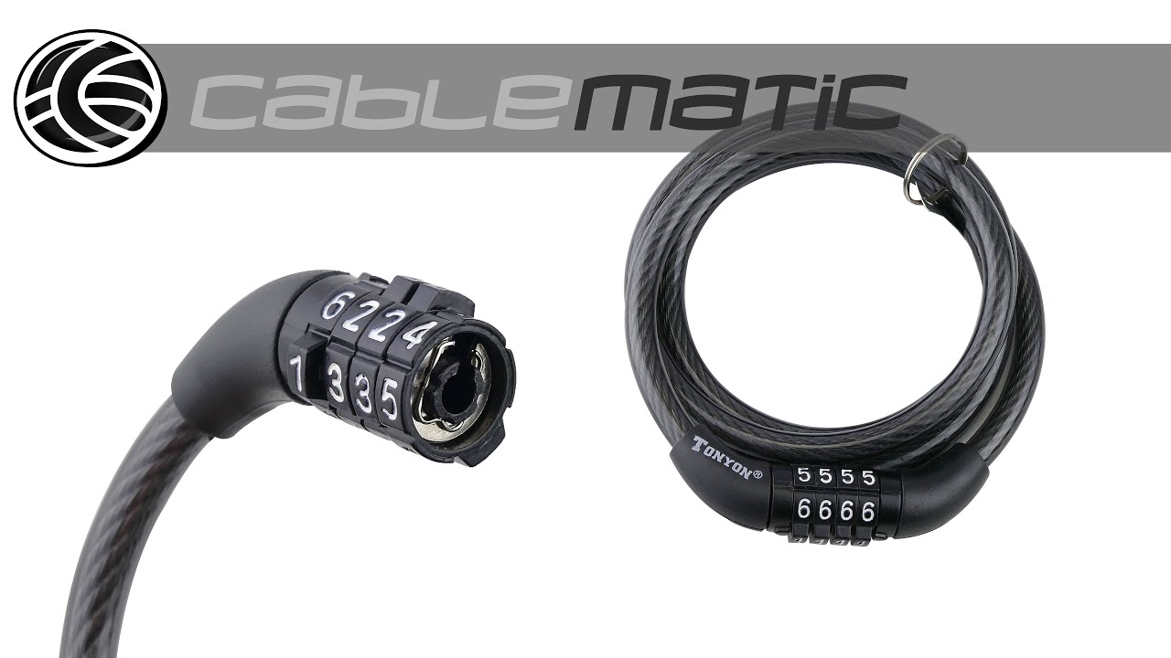 Cable de acero con para bicicleta combinación distribuido por CABLEMATIC ® - YouTube