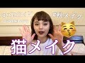 【秋メイク】ちょっと早めのハロウィンに使えるメイク【猫メイク】