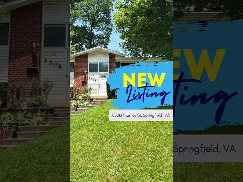 8508 Thames St, Springfield, VA home video tour