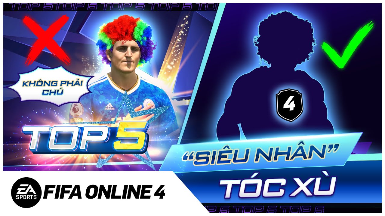 TOP 5 "SIÊU NHÂN TÓC XÙ" ft. Tuấn Tiền Tỉ, Ibrobot | FIFA Online 4