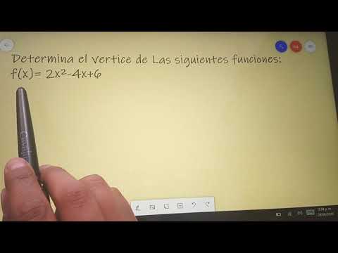 DETERMINA EL VERTICE