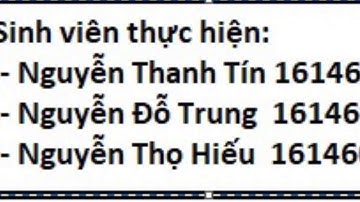 Project Nhập Môn Công Nghệ Thuỷ Lực Khí Nén || HK1 2018-2019 || HCMUTE