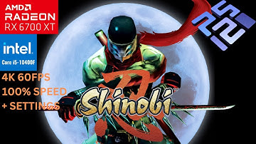Shinobi PS2 (PCSX2 V.1.7.4534) - 4K 60FPS 100% SPEED + SETTINGS [AMD RX 6700 XT INTEL i5 10400F]