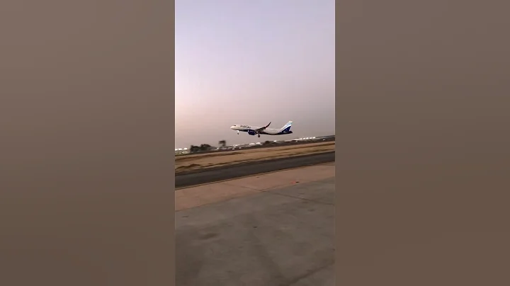 AirBus-320 IndiGo |TakeOff| #shorts #viral #trending #youtubeshorts #aviation #indigo #airbus