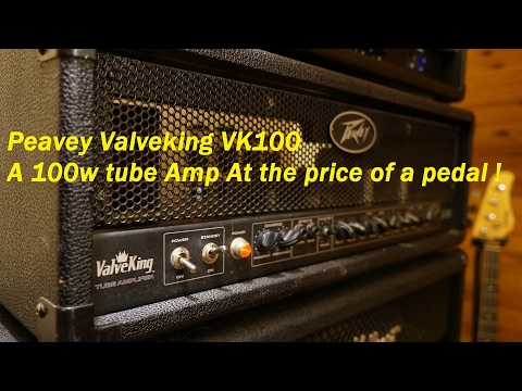 Pedal priced 100w TUBE Amp : Peavey Valveking VK100 MK1 - High gain